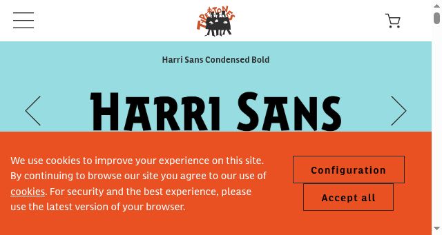 Screenshot of type-o-tones.com