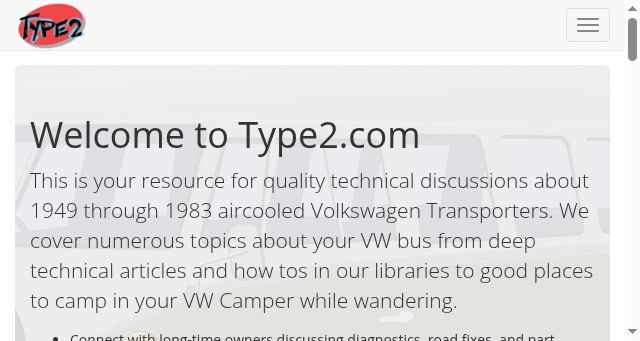 Screenshot of type2.com