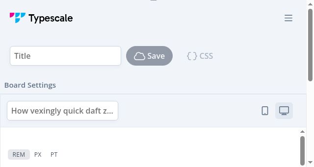 Screenshot of typescale.com