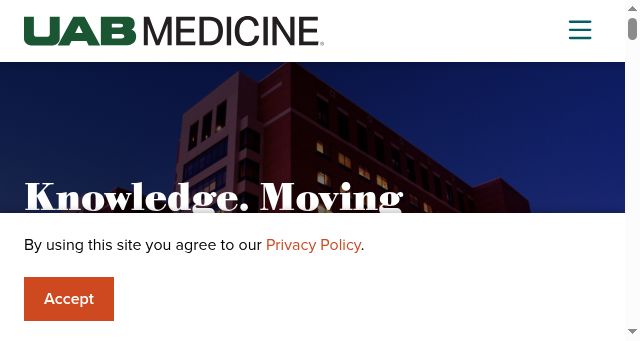 Screenshot of uabmedicine.org