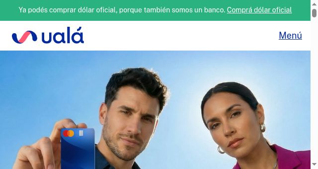 Screenshot of uala.com.ar