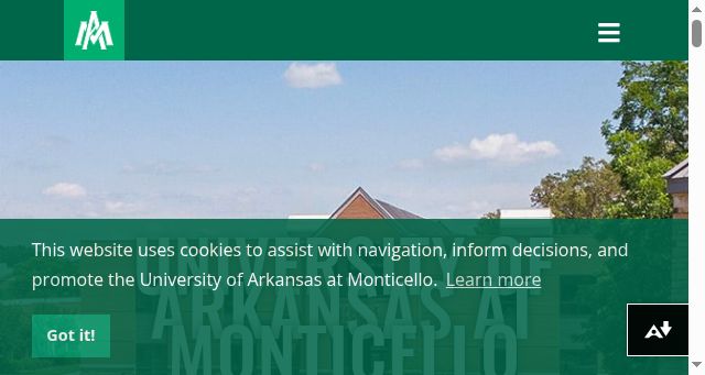 Screenshot of uamont.edu