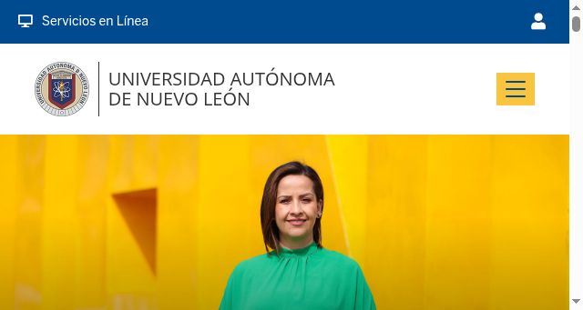 Screenshot of uanl.mx