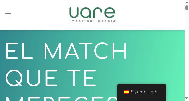 Screenshot of uare.es