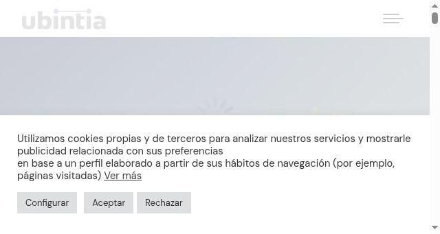 Screenshot of ubintia.com