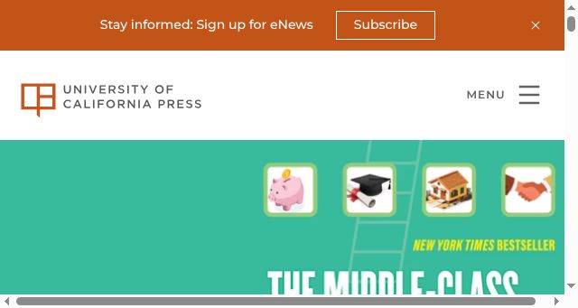 Screenshot of ucpress.edu