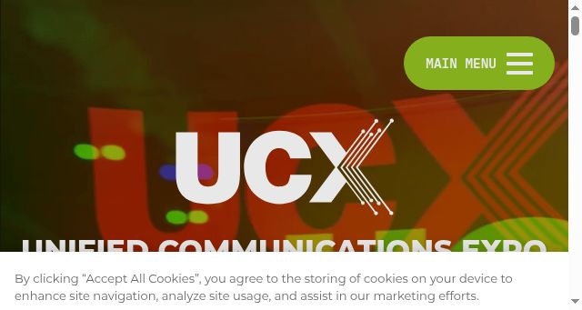 Screenshot of ucxevents.io