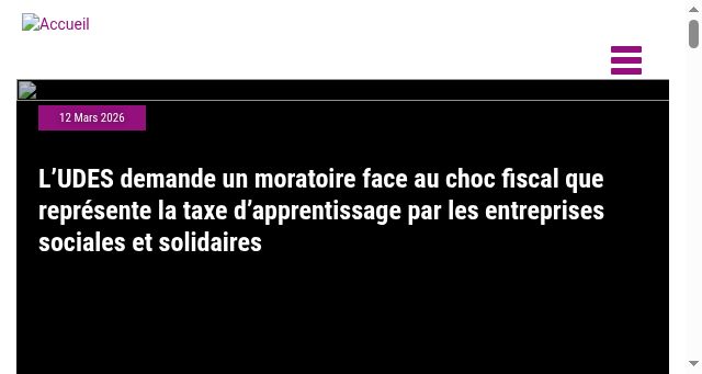 Screenshot of udes.fr