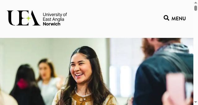 Screenshot of uea.ac.uk