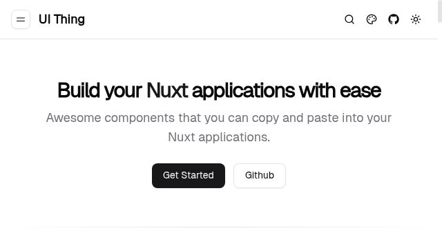 Screenshot of uithing.com