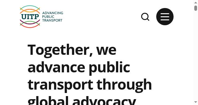 Screenshot of uitp.org