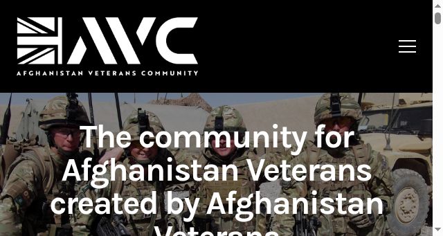 Screenshot of ukafghanveteranscommunity.org