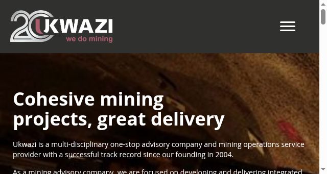 Screenshot of ukwazi.com