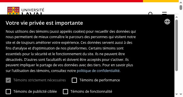 Screenshot of ulaval.ca
