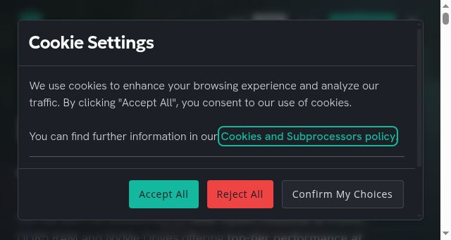 Screenshot of ultraservers.com