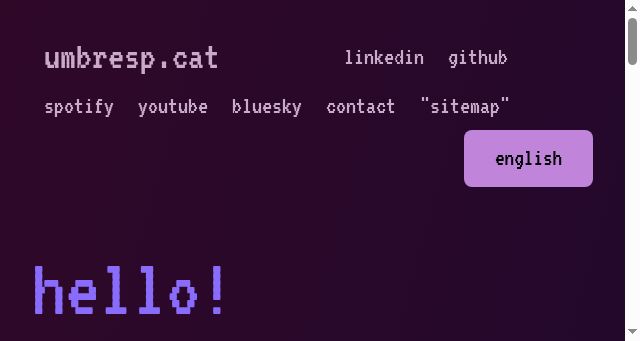 Screenshot of umbresp.cat
