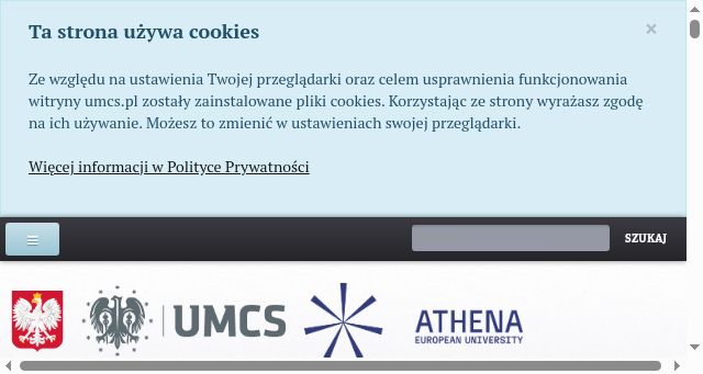 Screenshot of umcs.pl