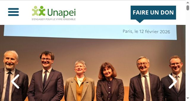 Screenshot of unapei.org