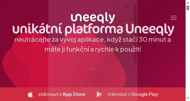 Screenshot of uneeqly.com