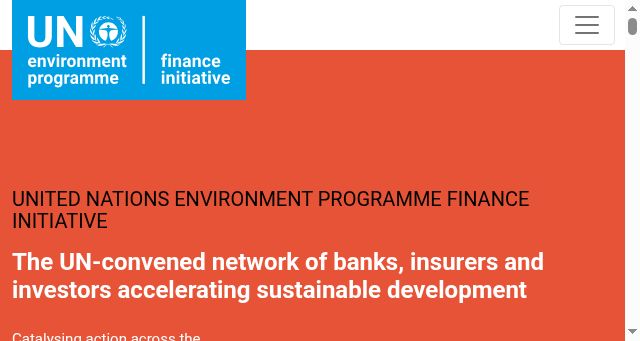 Screenshot of unepfi.org