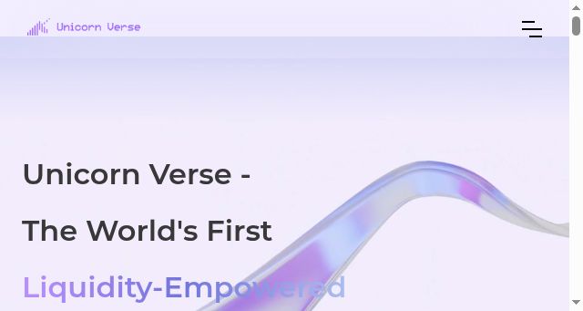 Screenshot of unicornverse.capital