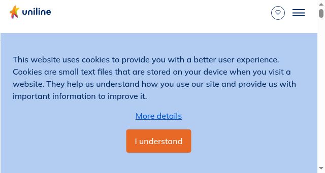 Screenshot of uniline.hr