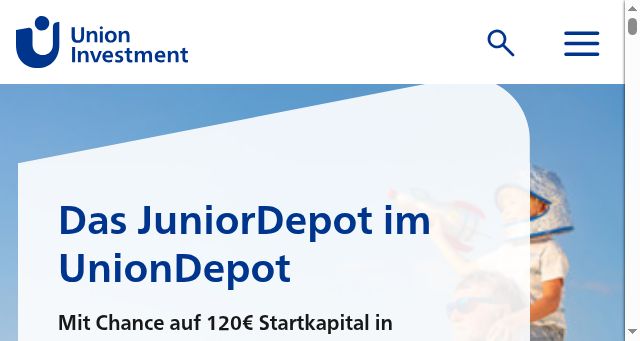 Screenshot of union-investment.de