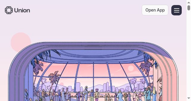 Screenshot of union.finance