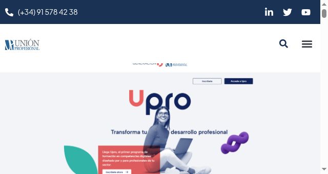 Screenshot of unionprofesional.com