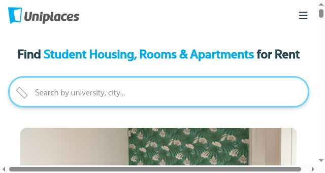 Screenshot of uniplaces.com