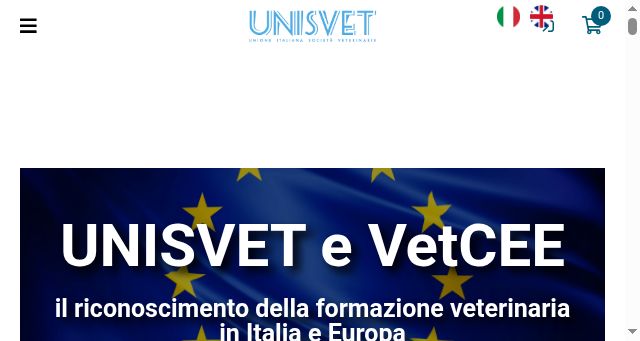 Screenshot of unisvet.it
