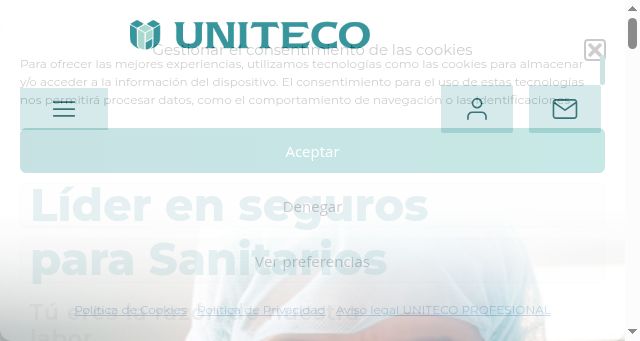 Screenshot of unitecoprofesional.es