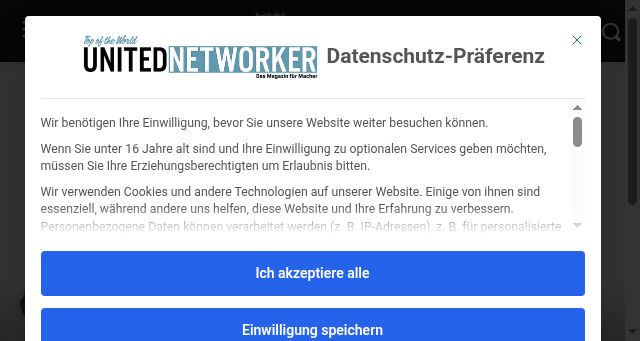 Screenshot of unitednetworker.com
