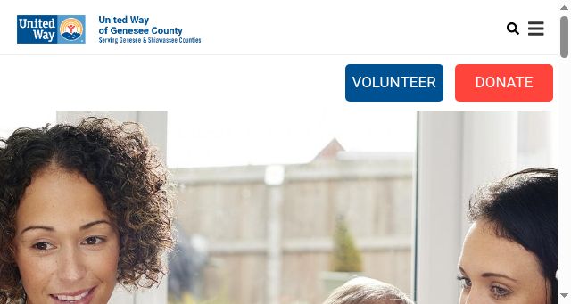 Screenshot of unitedwaygenesee.org