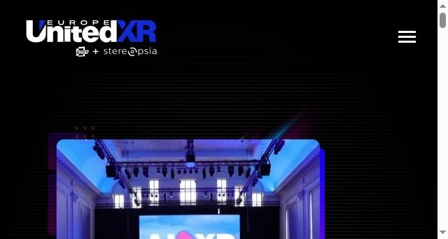 Screenshot of unitedxr.eu