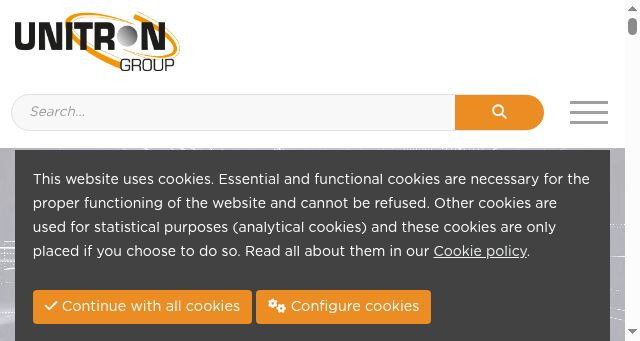 Screenshot of unitrongroup.com