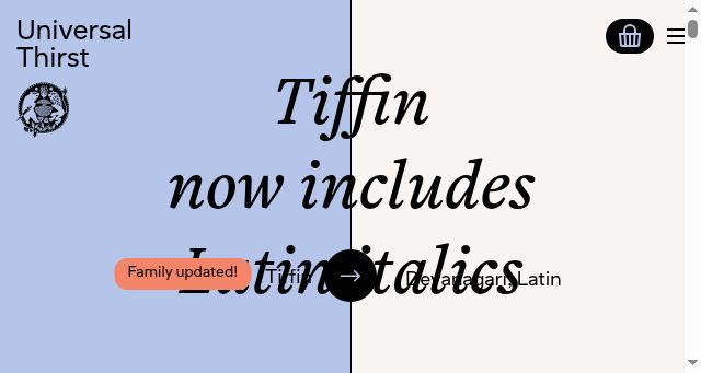 Screenshot of universalthirst.com