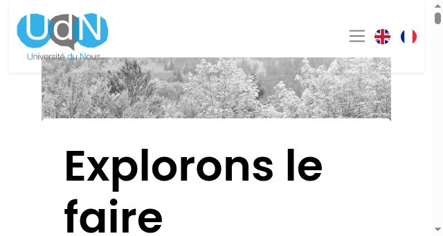 Screenshot of universite-du-nous.org