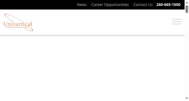 Screenshot of univertical.com