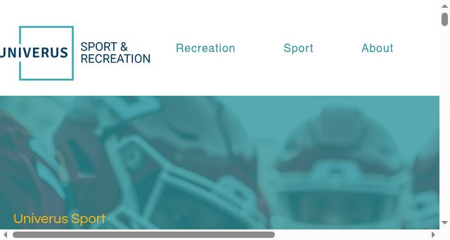 Screenshot of univerussportandrecreation.com