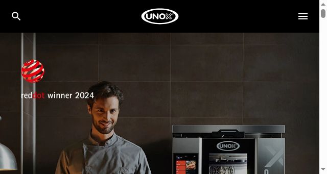 Screenshot of unox.com