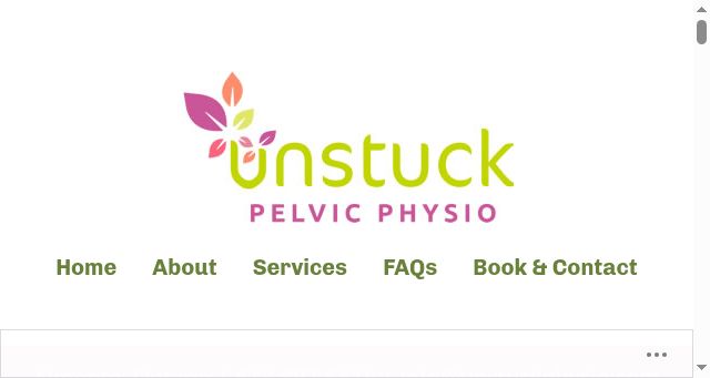Screenshot of unstuckphysio.com