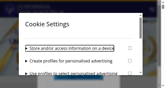 Screenshot of upstegal.ac.id