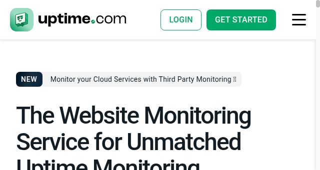 Screenshot of uptime.com