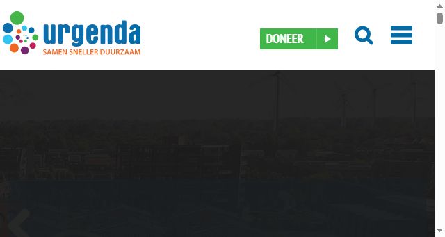 Screenshot of urgenda.nl