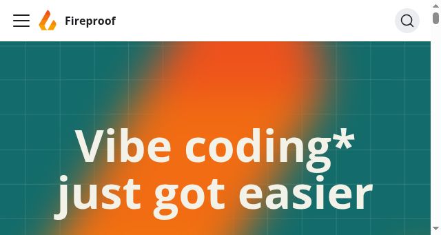 Screenshot of use-fireproof.com