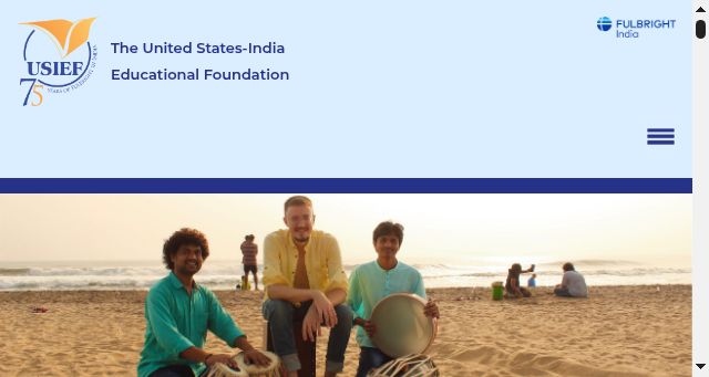 Screenshot of usief.org.in