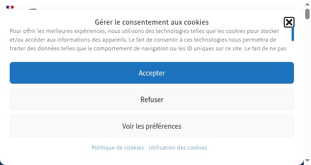 Screenshot of utbm.fr