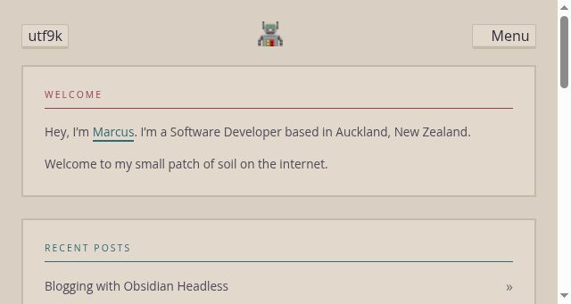 Screenshot of utf9k.net