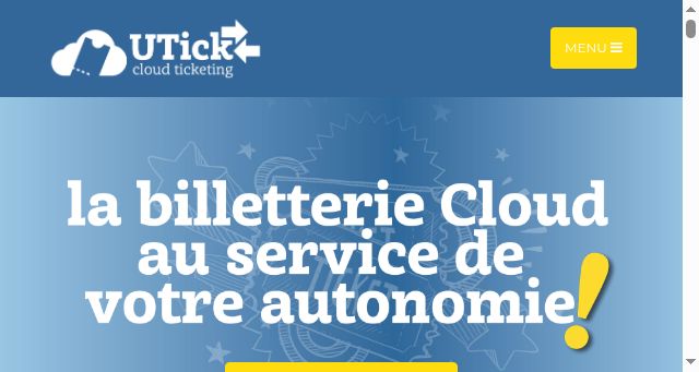 Screenshot of utick.be